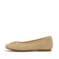 DECLIATO BOW SUEDE BALLET FLATS