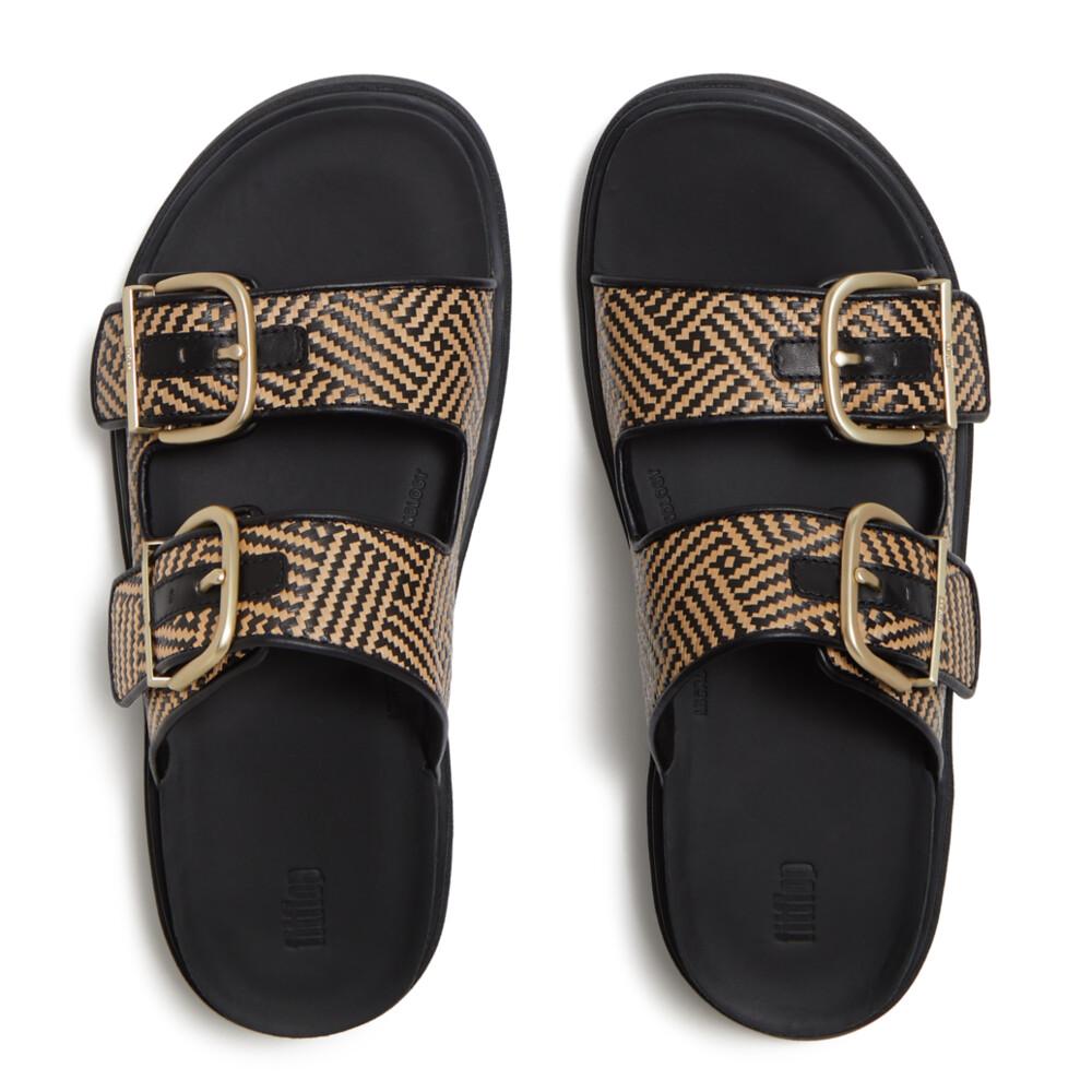 GEN-FF BUCKLE GRAPHIC-WEAVE TWO-BAR SLIDES