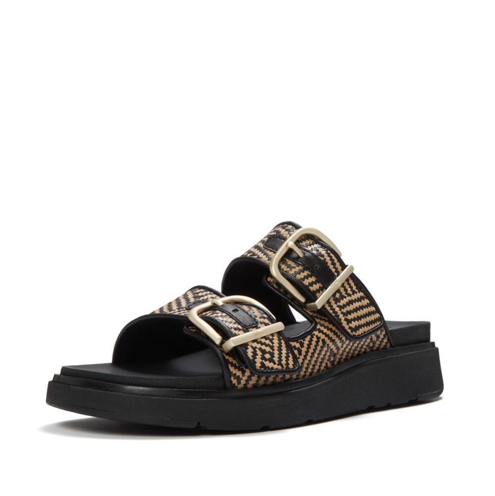 GEN-FF BUCKLE GRAPHIC-WEAVE TWO-BAR SLIDES