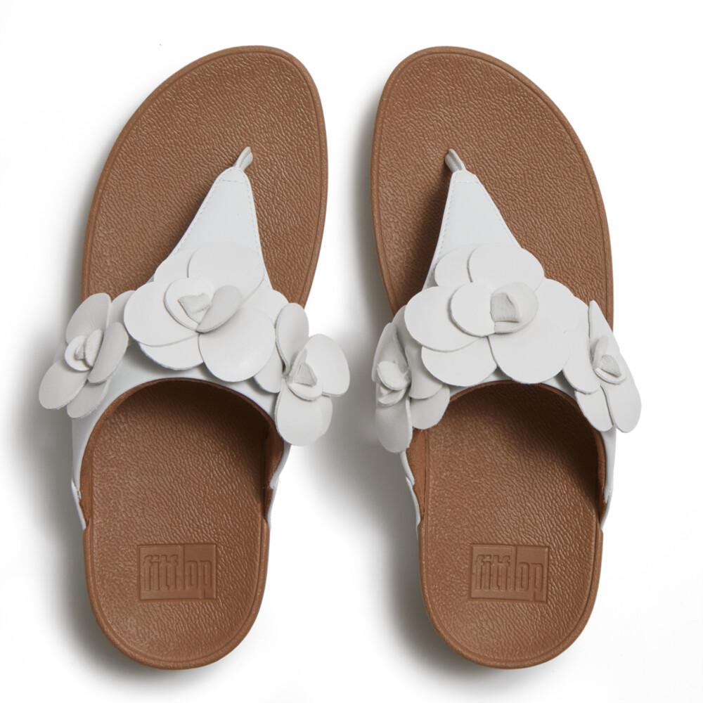 LULU FLOWER TOE-POST SANDALS