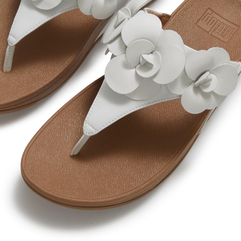 LULU FLOWER TOE-POST SANDALS