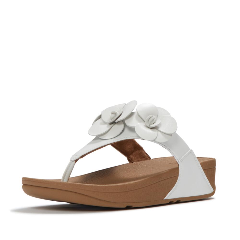 LULU FLOWER TOE-POST SANDALS