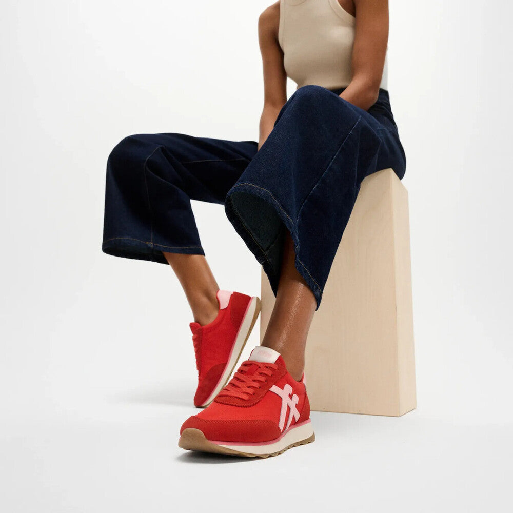 RETRO-Q FF FABRIC/SUEDE SNEAKERS
