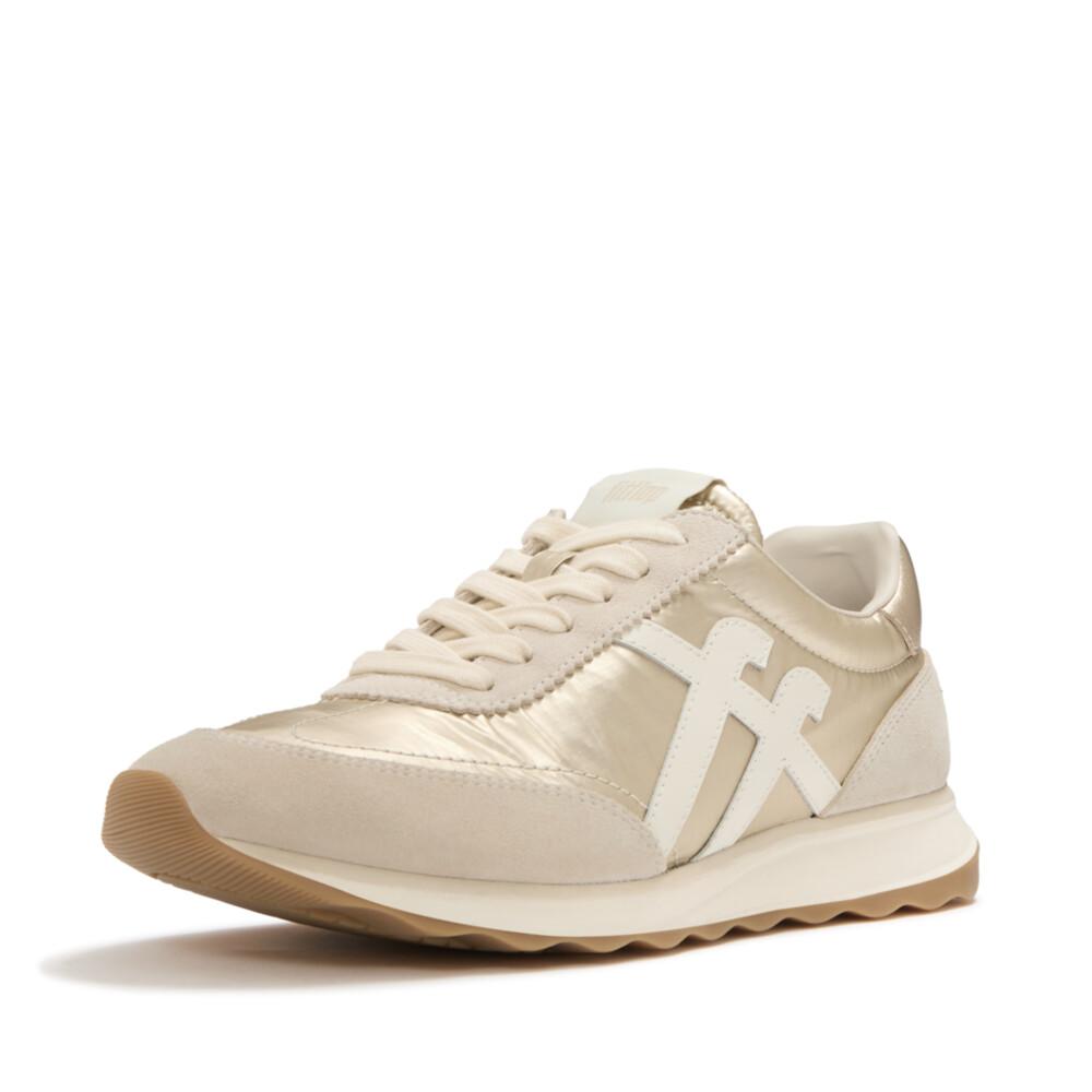RETRO-Q FF METALLIC-FABRIC/SUEDE SNEAKERS