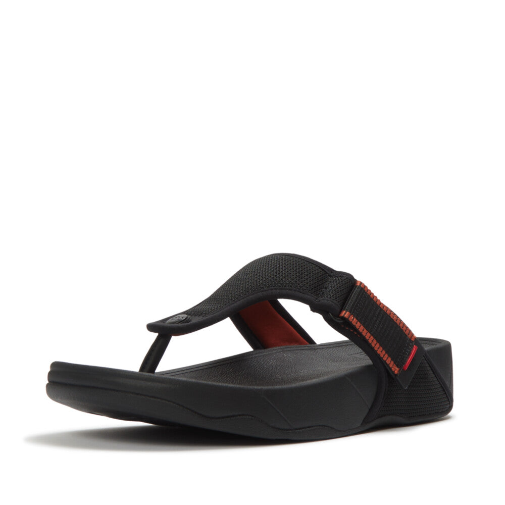 TRAKK MENS ADJ. W/RESISTANT MESH TOE-POST SANDALS