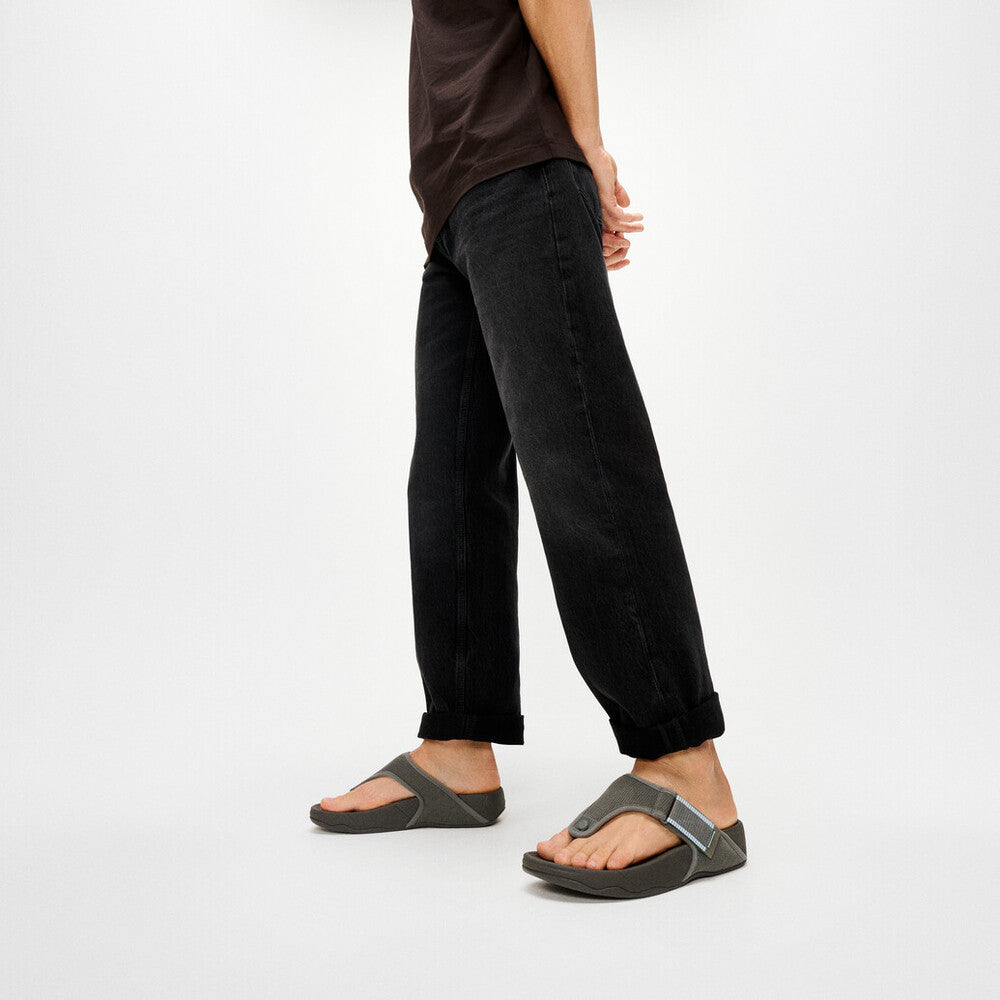 TRAKK MENS ADJ. W/RESISTANT MESH TOE-POST SANDALS