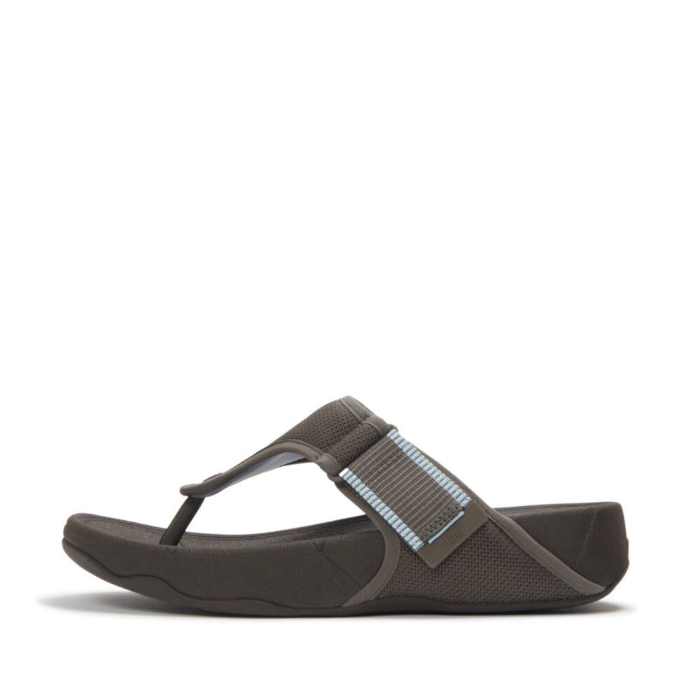 TRAKK MENS ADJ. W/RESISTANT MESH TOE-POST SANDALS