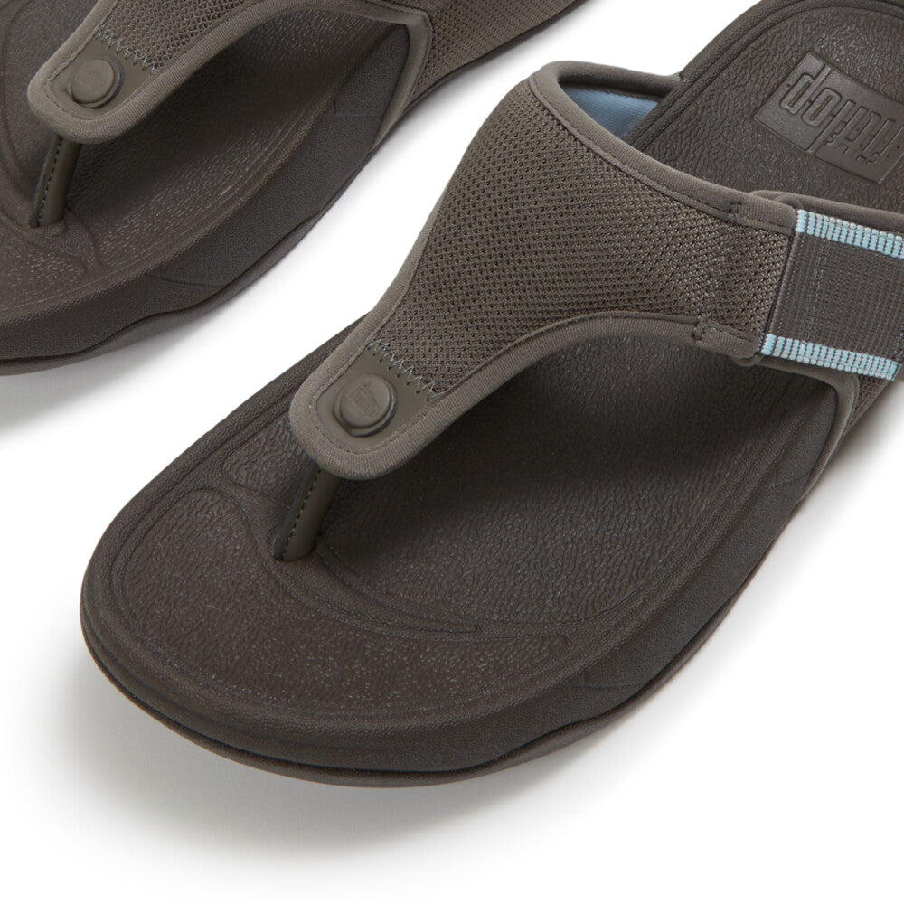 TRAKK MENS ADJ. W/RESISTANT MESH TOE-POST SANDALS