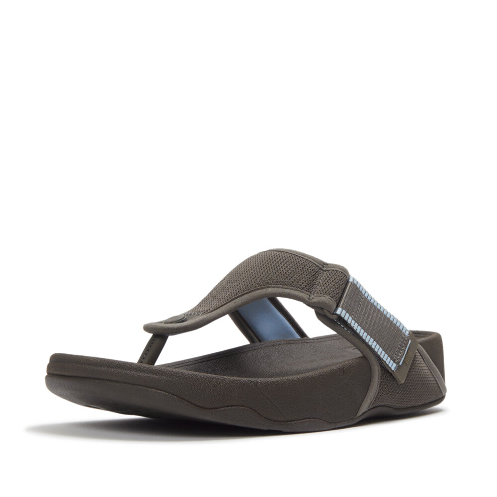 TRAKK MENS ADJ. W/RESISTANT MESH TOE-POST SANDALS