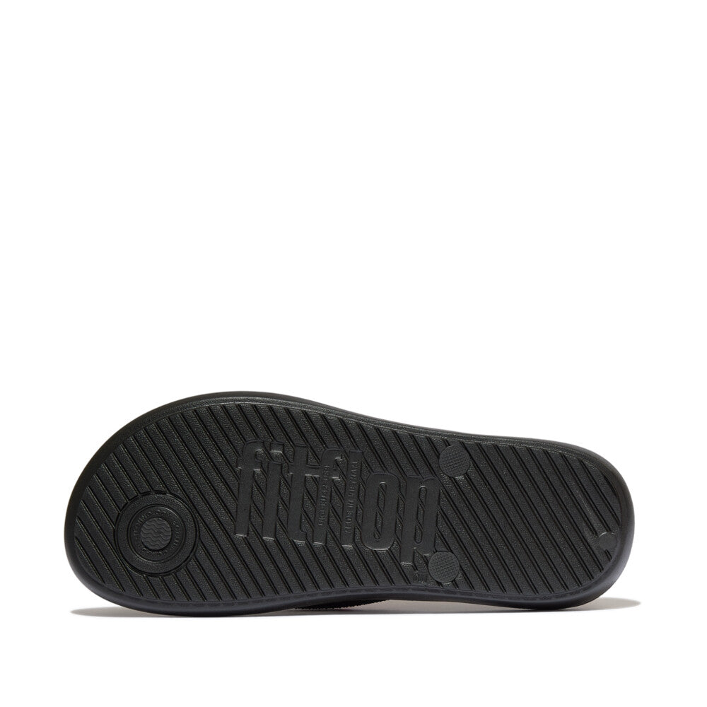 iQUSHION MENS TEXTURED-STRAP FLIP-FLOPS