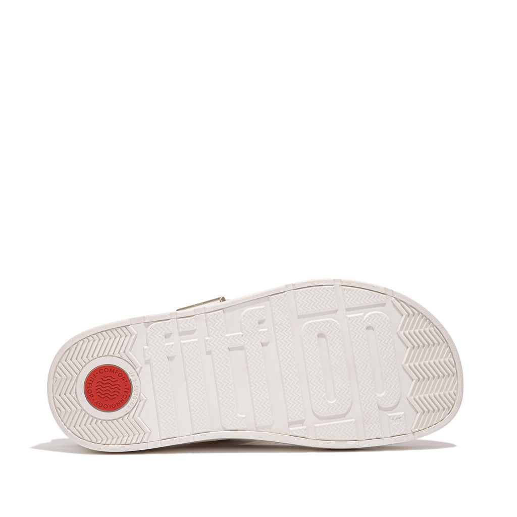 GEN-FF BUCKLE LEATHER TOE-POST SANDALS