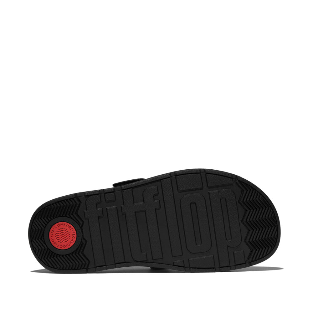GEN-FF BUCKLE TWO-BAR LEATHER SLIDES