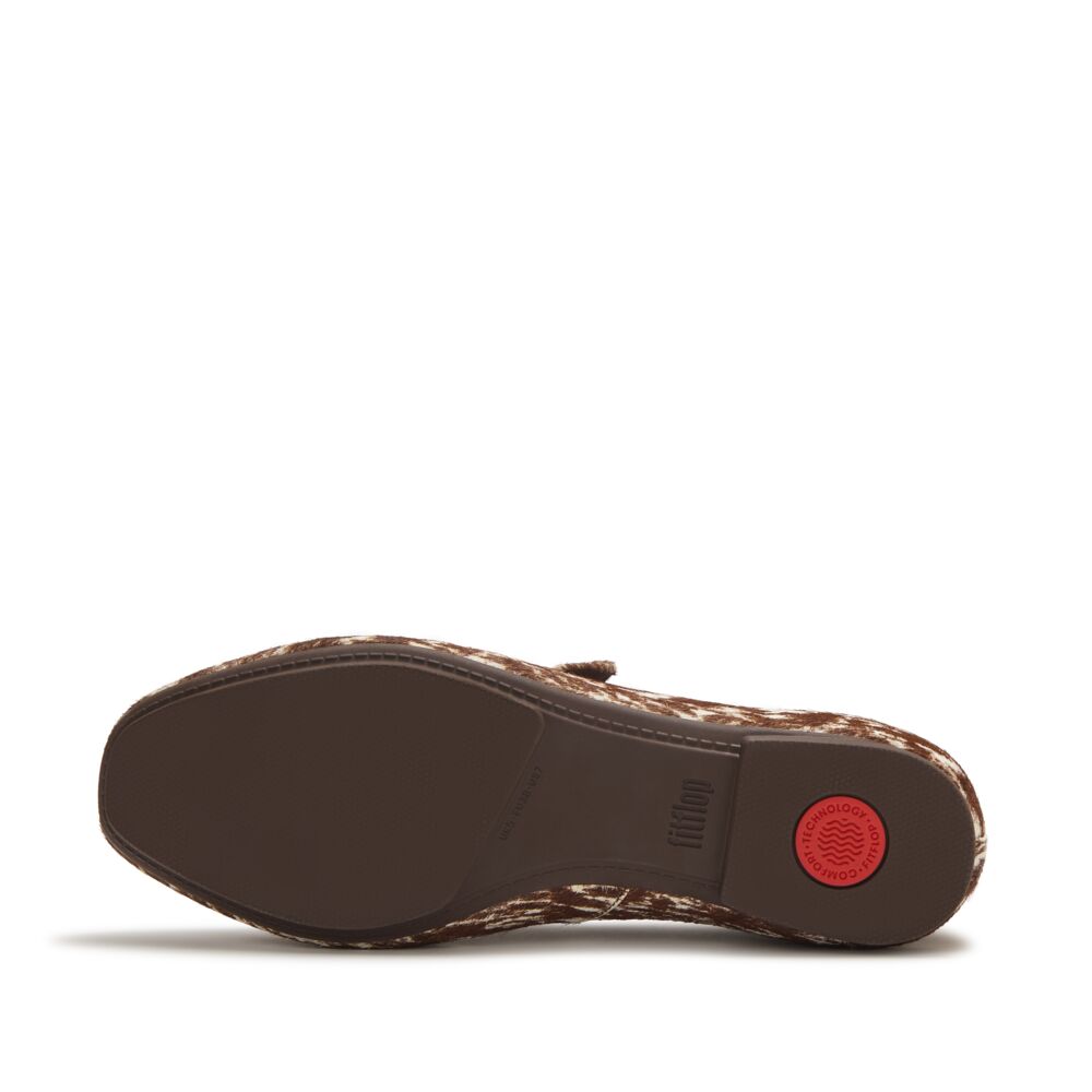 DELICATO PONY COW MARY JANES