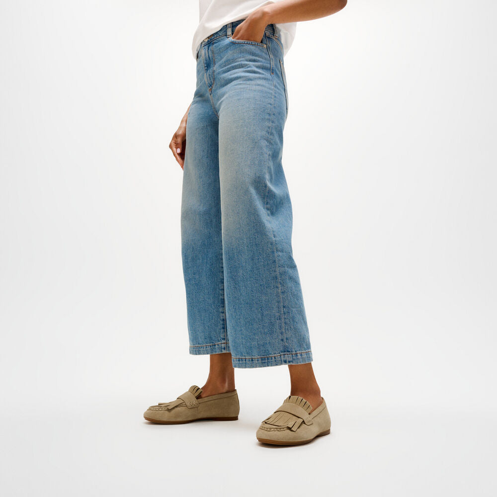 DELICATO SUEDE FRINGE LOAFERS