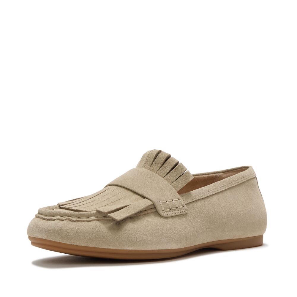 DELICATO SUEDE FRINGE LOAFERS