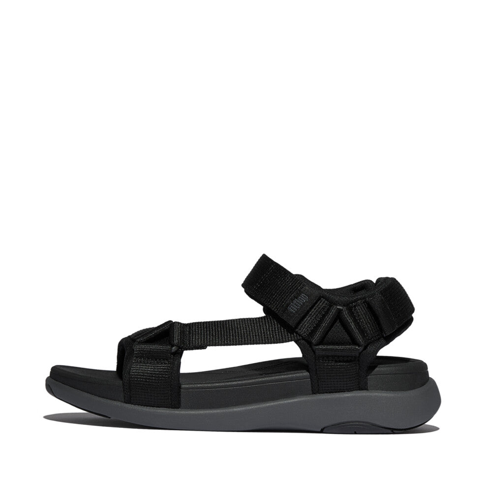 F-MODE GO MENS ADJ. WEBBING BACK-STRAP SANDALS