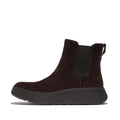 F-MODE SUEDE FLATFORM CHELSEA BOOTS