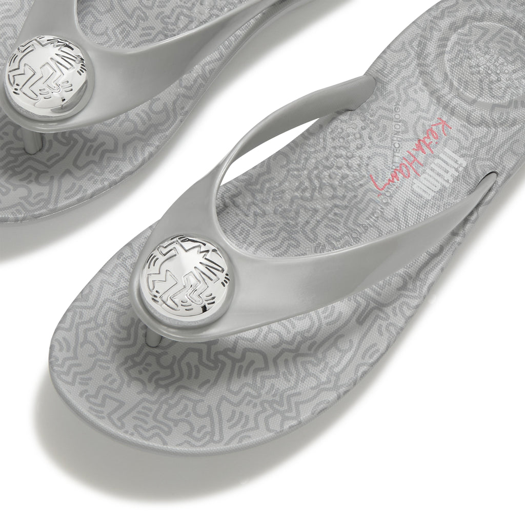 CHINELOS FITFLOP X KEITH HARING IQUSHION BUTTON