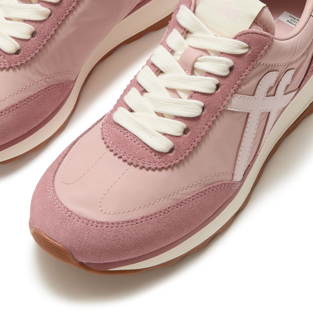 FITFLOP X PANTONE RETRO-Q FF SUEDE TRAINERS