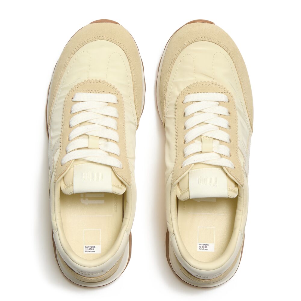 FITFLOP X PANTONE RETRO-Q FF SUEDE TRAINERS