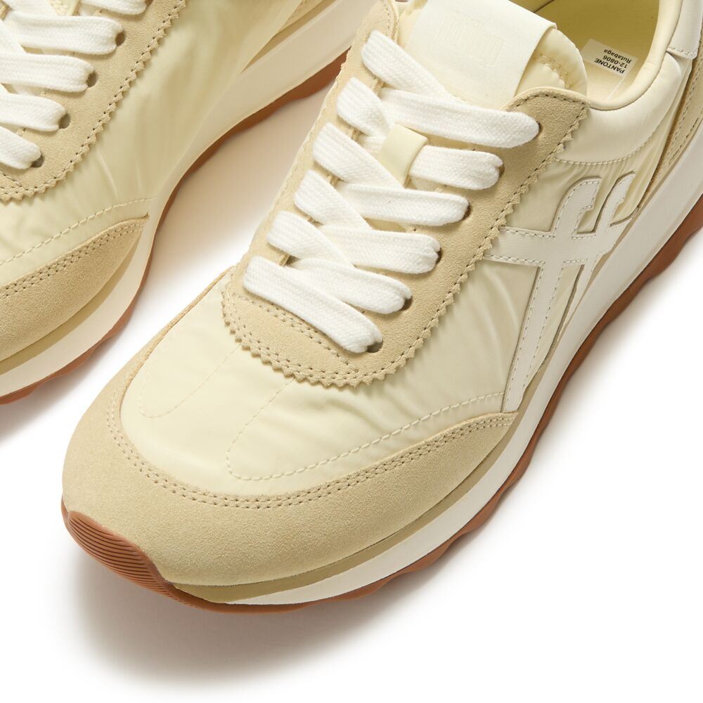 FITFLOP X PANTONE RETRO-Q FF SUEDE TRAINERS