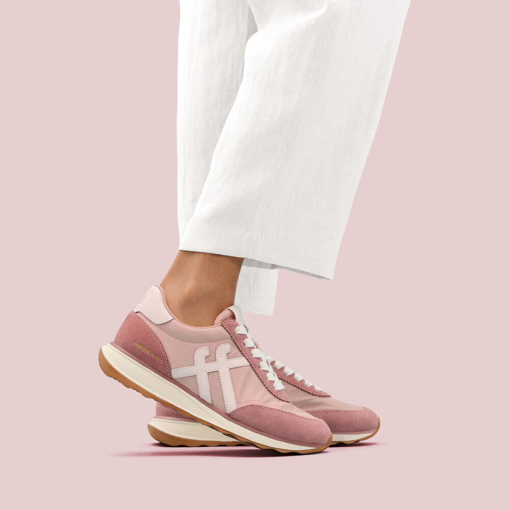 FITFLOP X PANTONE RETRO-Q FF SUEDE TRAINERS