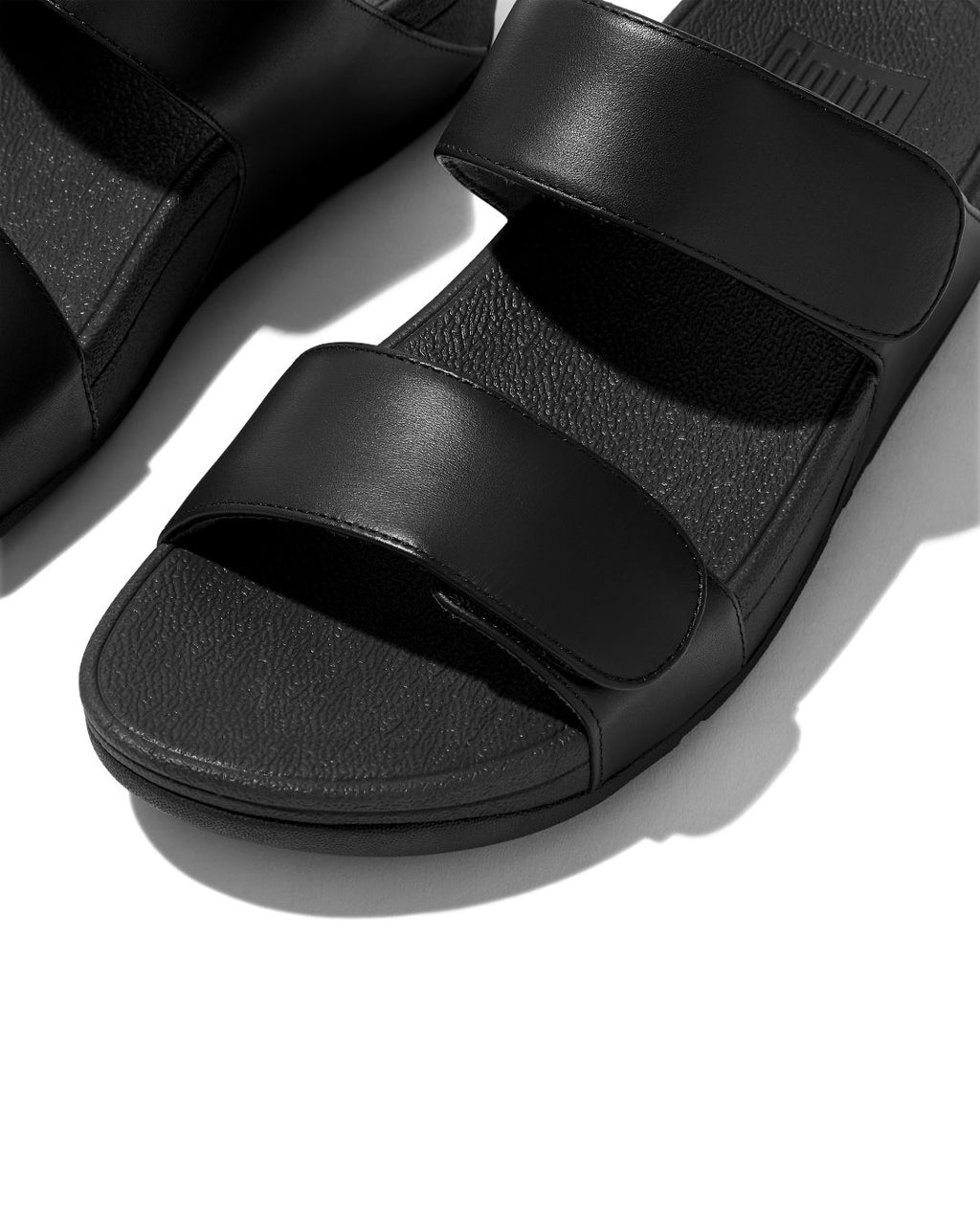 LULU ADJUSTABLE LEATHER SLIDES