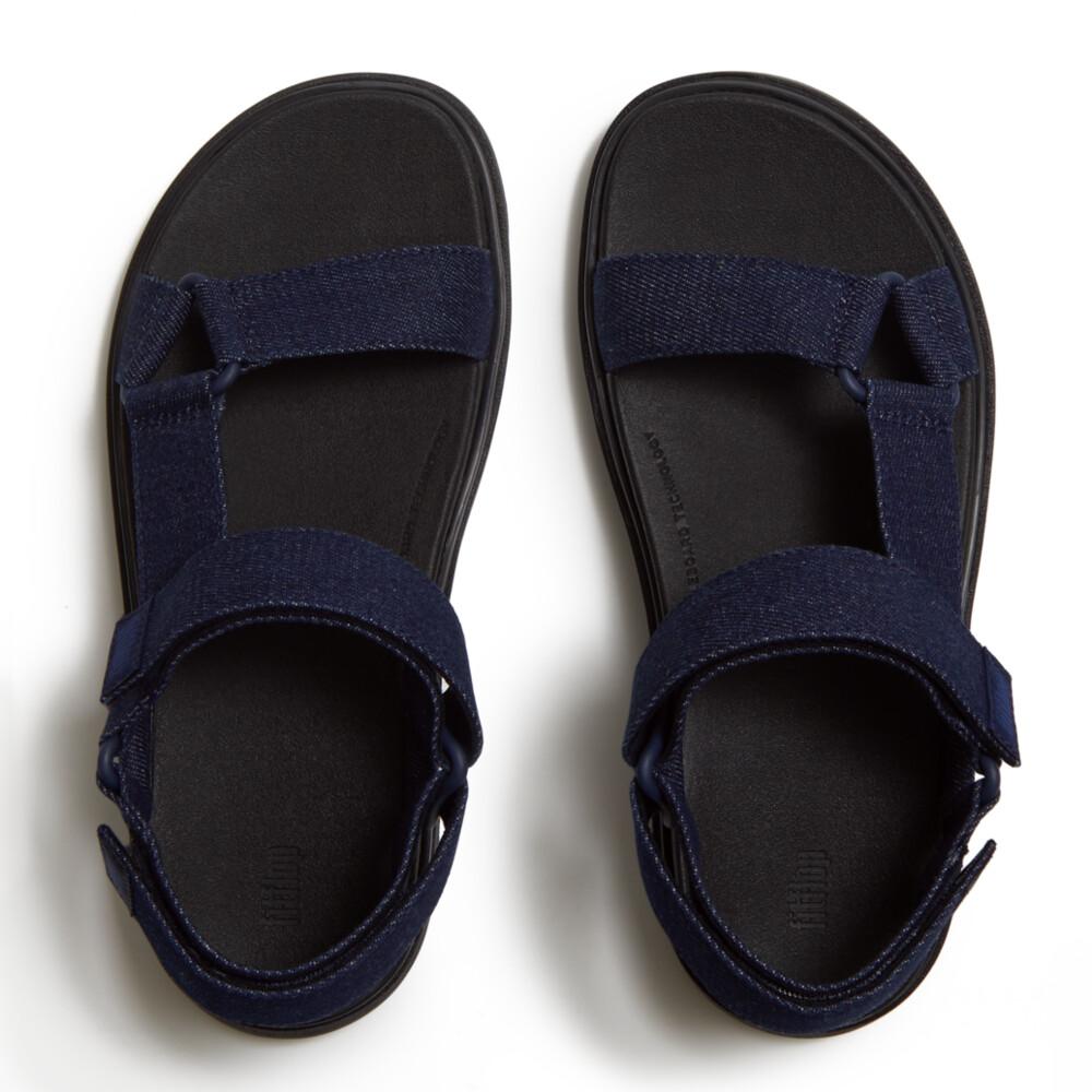 GEN-FF ADJUSTABLE DENIM BACK-STRAP SANDALS