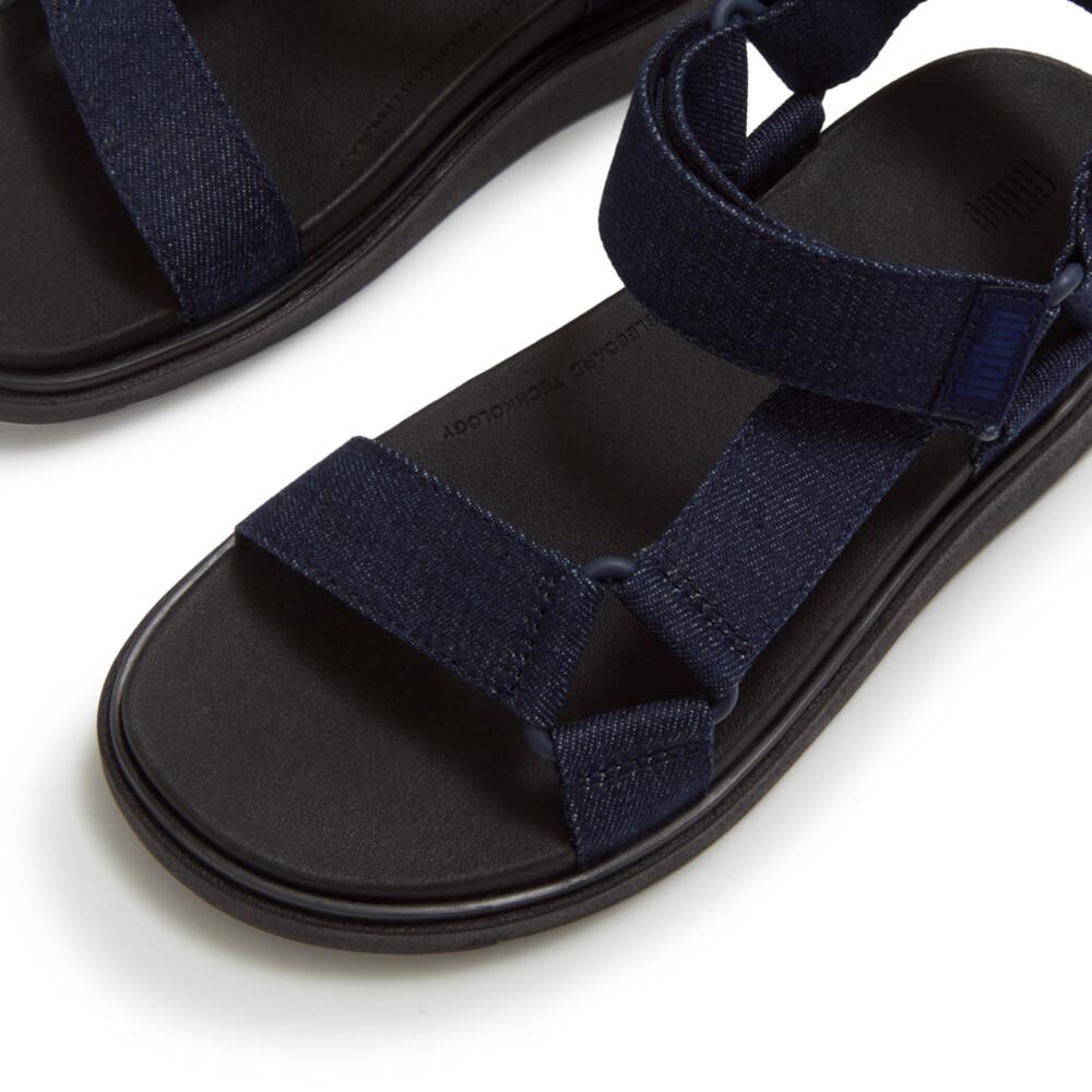 GEN-FF ADJUSTABLE DENIM BACK-STRAP SANDALS