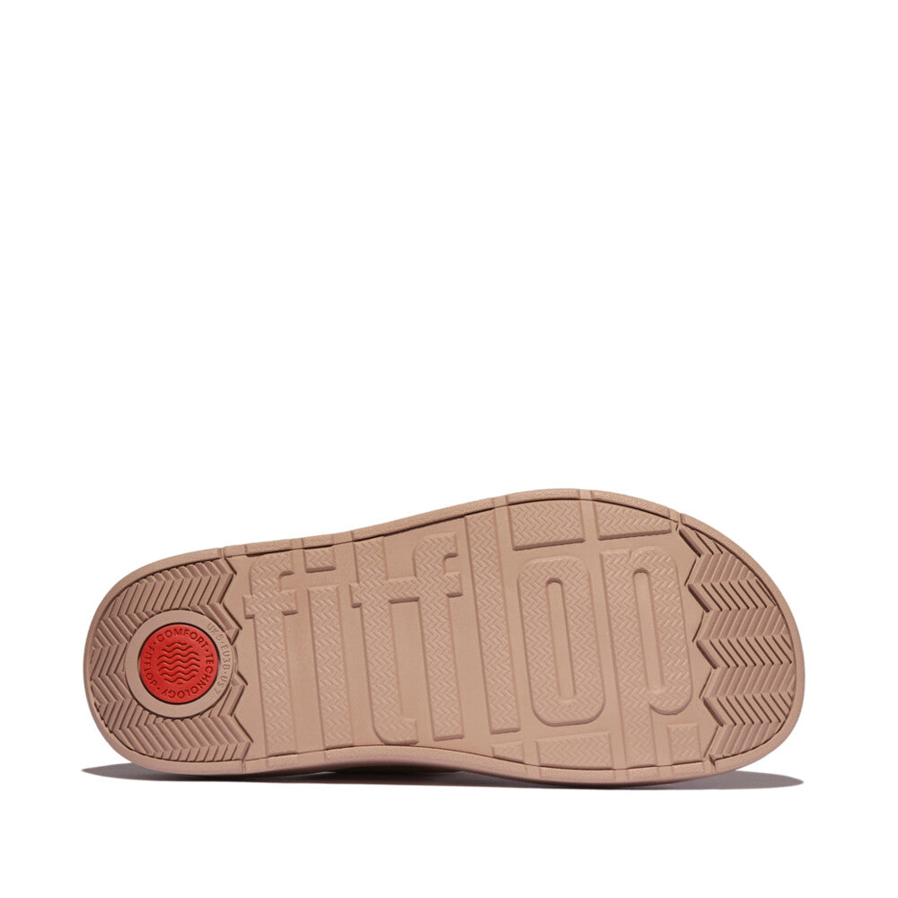 GEN-FF BUCKLE LEATHER TOE-POST SANDALS