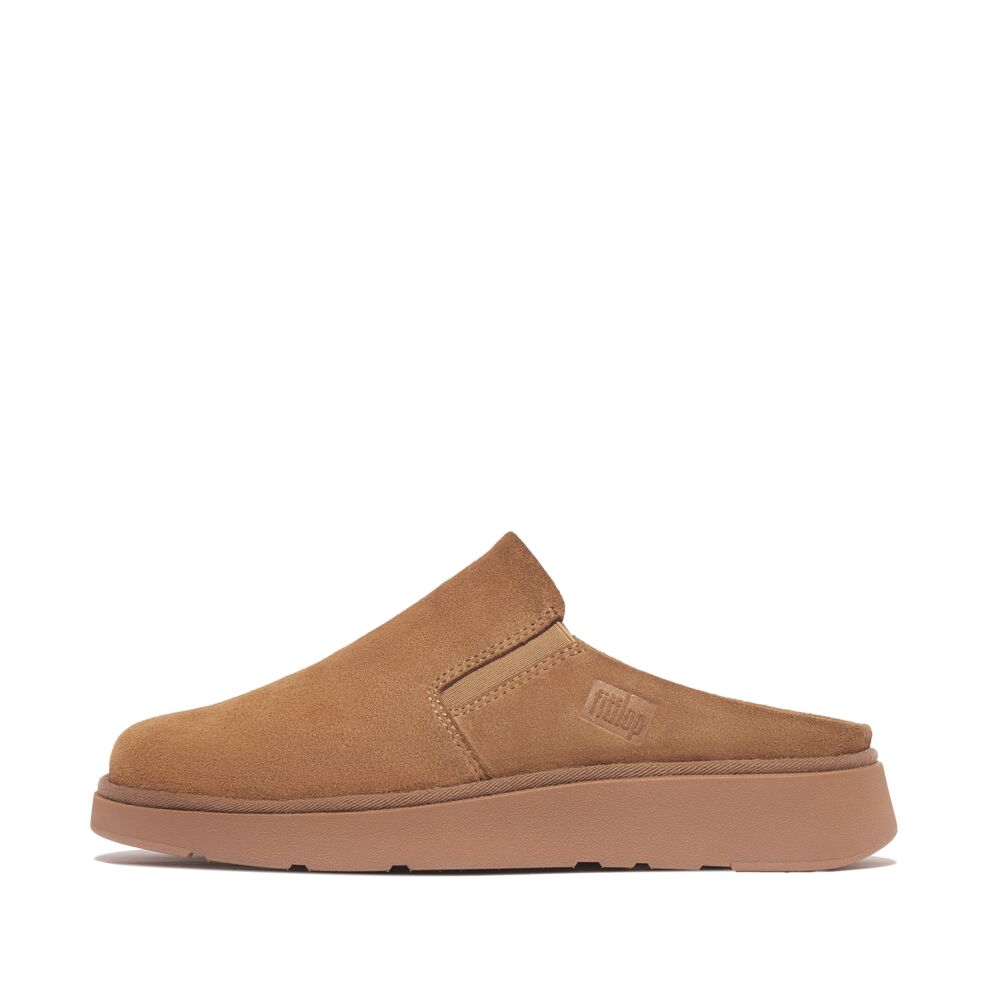 GEN-FF ELASTICATED SUEDE MULES