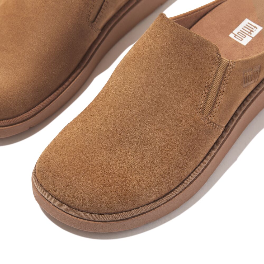 GEN-FF ELASTICATED SUEDE MULES