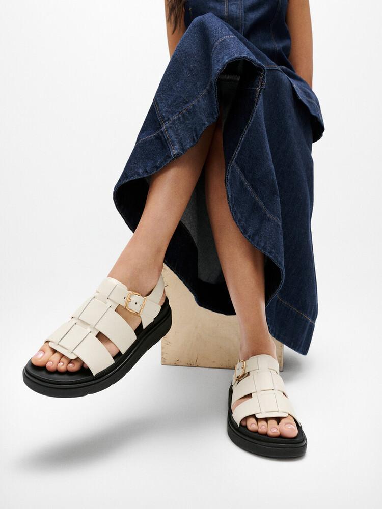 GEN-FF LEATHER FISHERMAN SANDALS