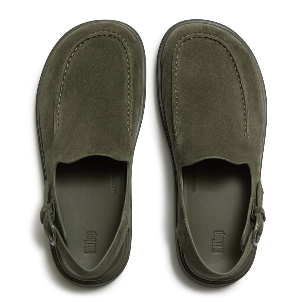 GEN-FF SUEDE BACK-STRAP MULES