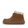 GEN-FF SUEDE SHEARLING LACE UP BOOTS