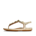 GRACIE ULTRA-JEWEL LEATHER T-BAR SANDALS