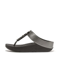 HALO BEAD-CIRCLE METALLIC TOE-POST SANDALS