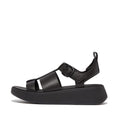 F-MODE LEATHER FLATFORM FISHERMAN SANDALS
