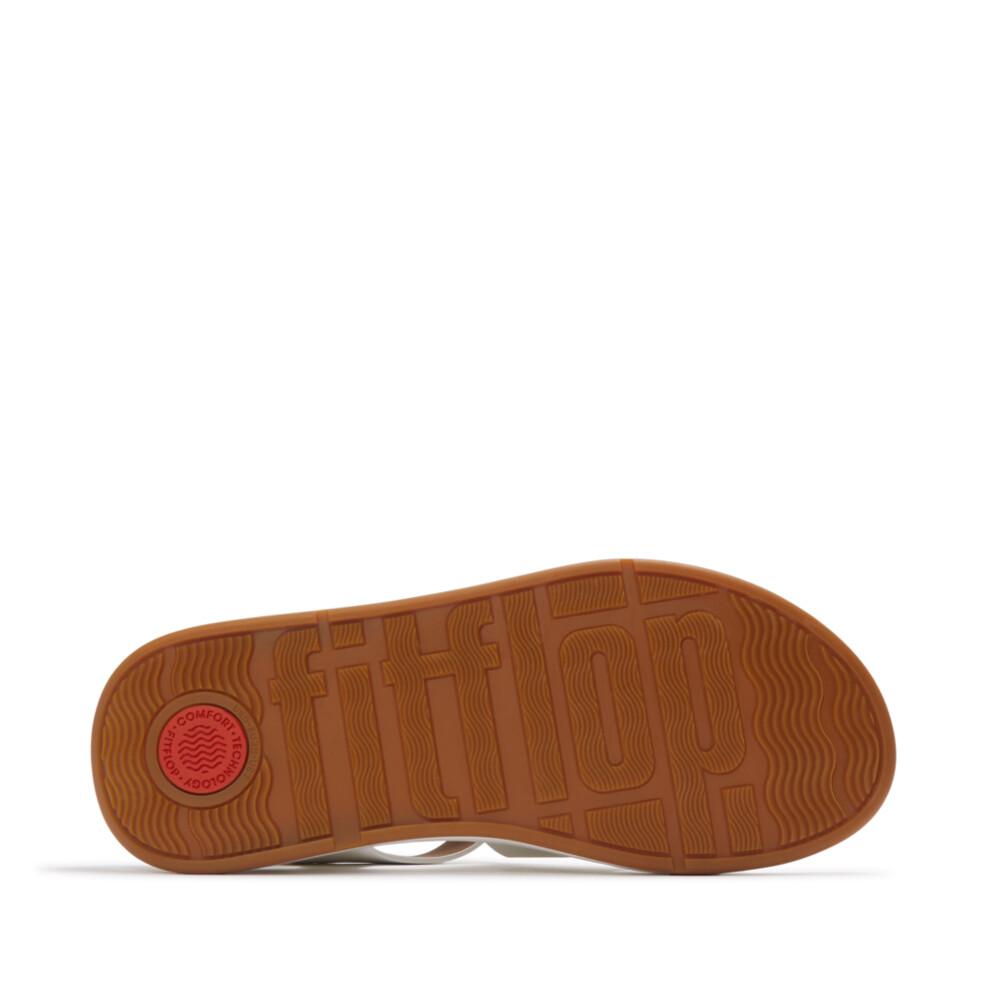F-MODE LEATHER FLATFORM FISHERMAN SANDALS