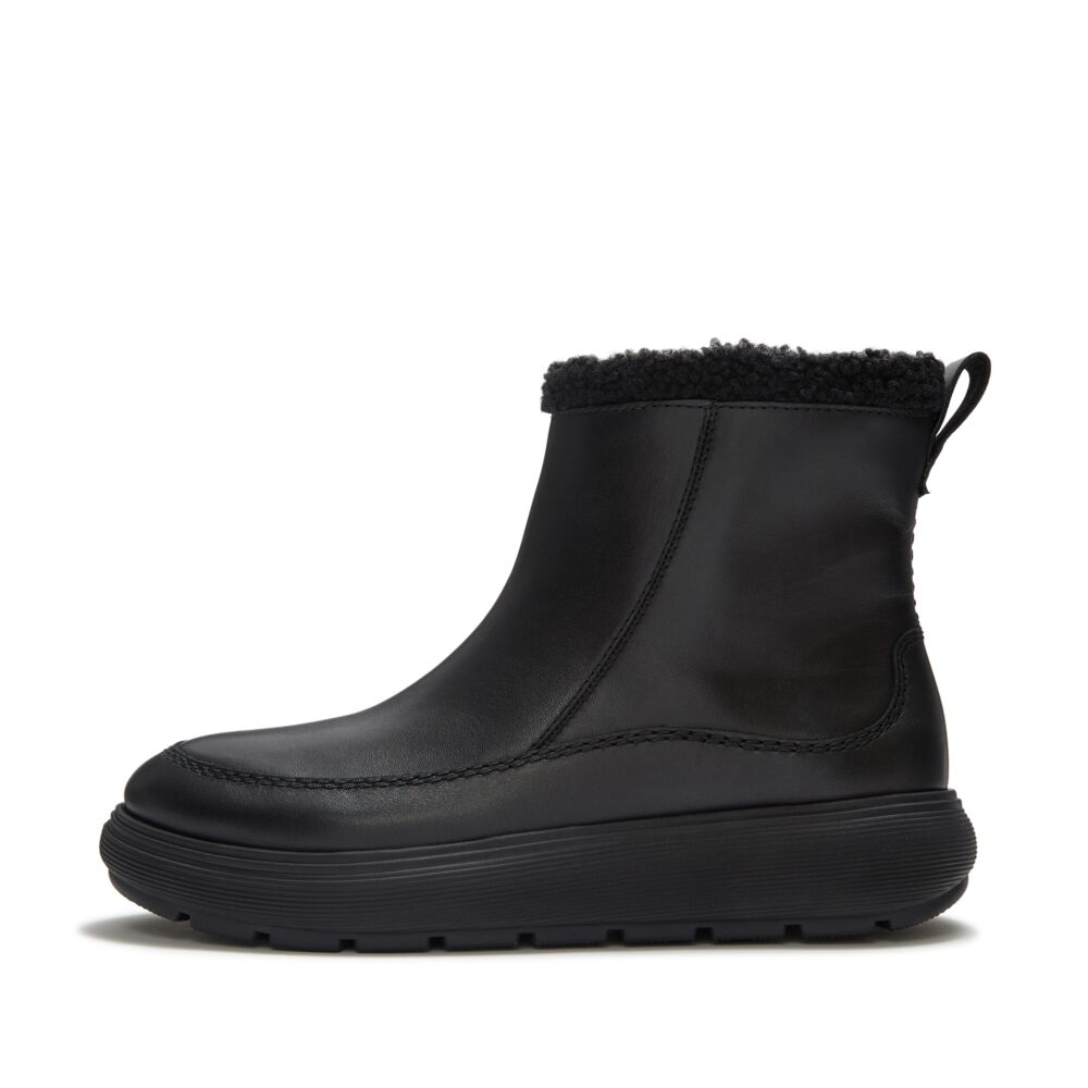 IQ-COMFF LEATHER BOOTS