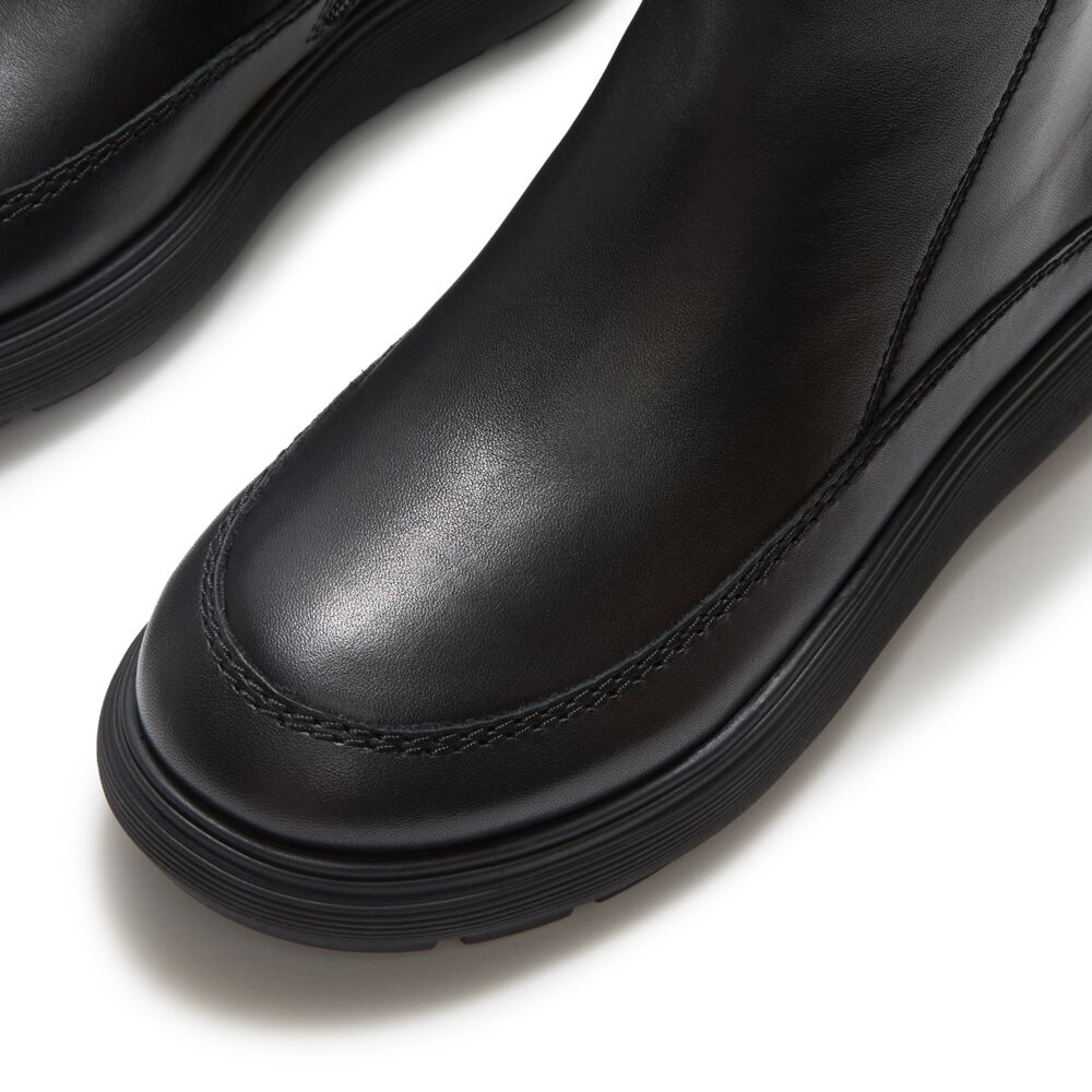 IQ-COMFF LEATHER BOOTS