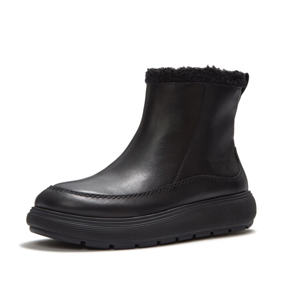 IQ-COMFF LEATHER BOOTS