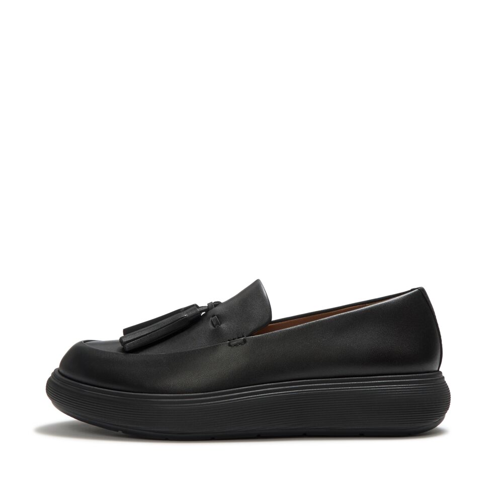iQ-COMFF TASSEL LEATHER LOAFERS