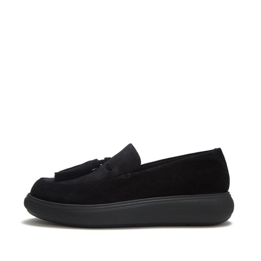 iQ-COMFF TASSEL SUEDE LOAFERS