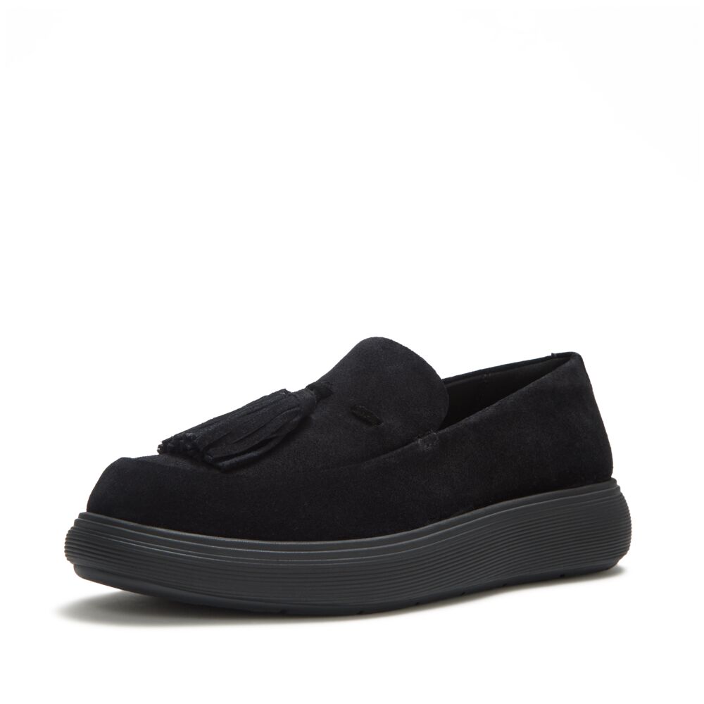 iQ-COMFF TASSEL SUEDE LOAFERS