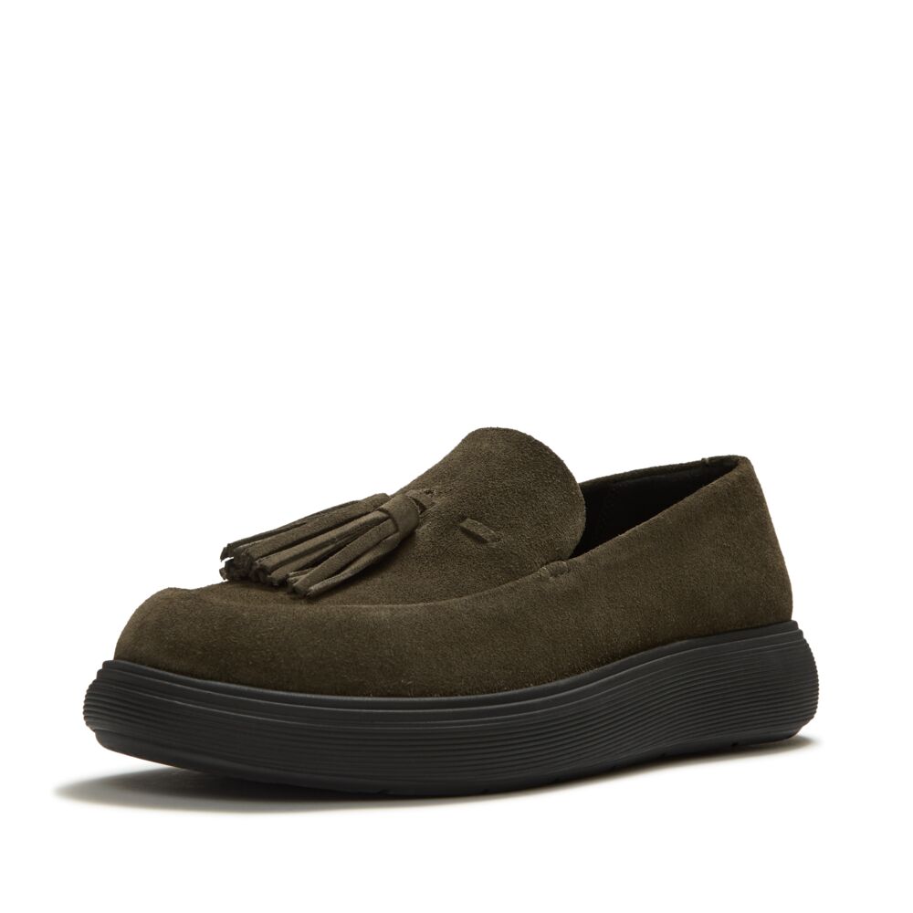 iQ-COMFF TASSEL SUEDE LOAFERS