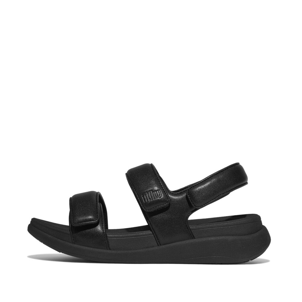 F-MODE GO ADJUSTABLE FLATFORM BACK-STRAP SANDALS