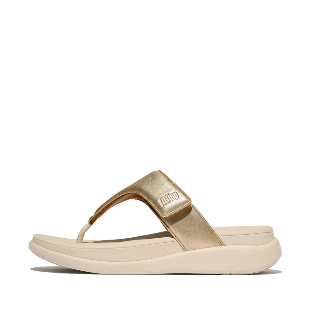 F-MODE GO ADJUSTABLE FLATFORM TOE-POST SANDALS