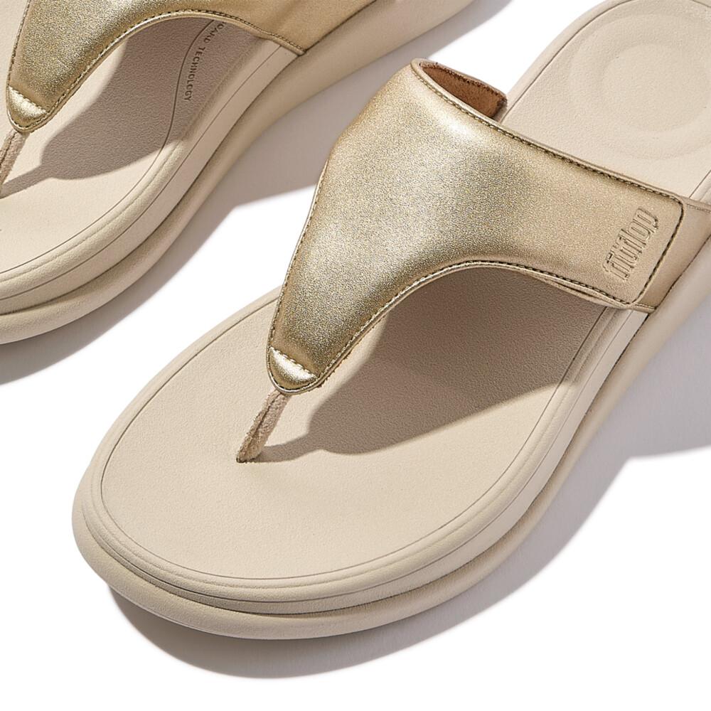 F-MODE GO ADJUSTABLE FLATFORM TOE-POST SANDALS