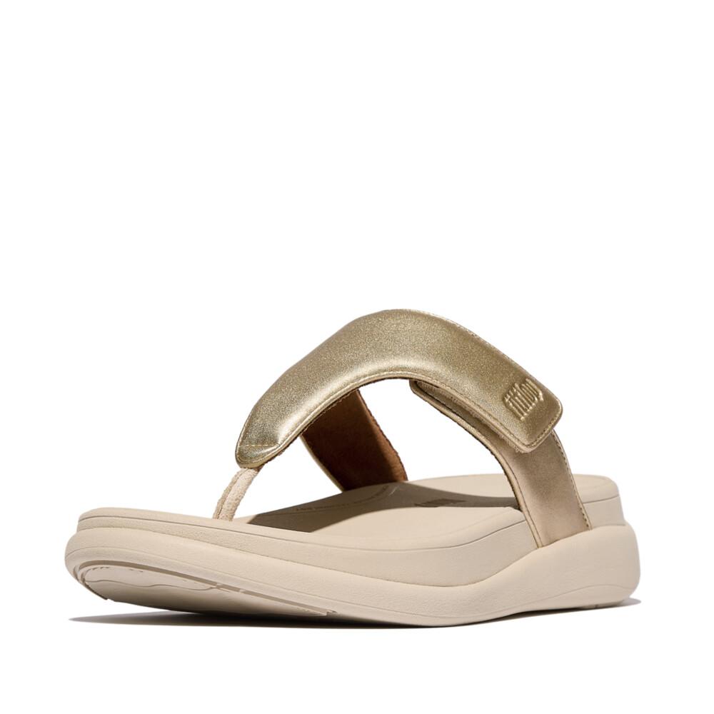 F-MODE GO ADJUSTABLE FLATFORM TOE-POST SANDALS